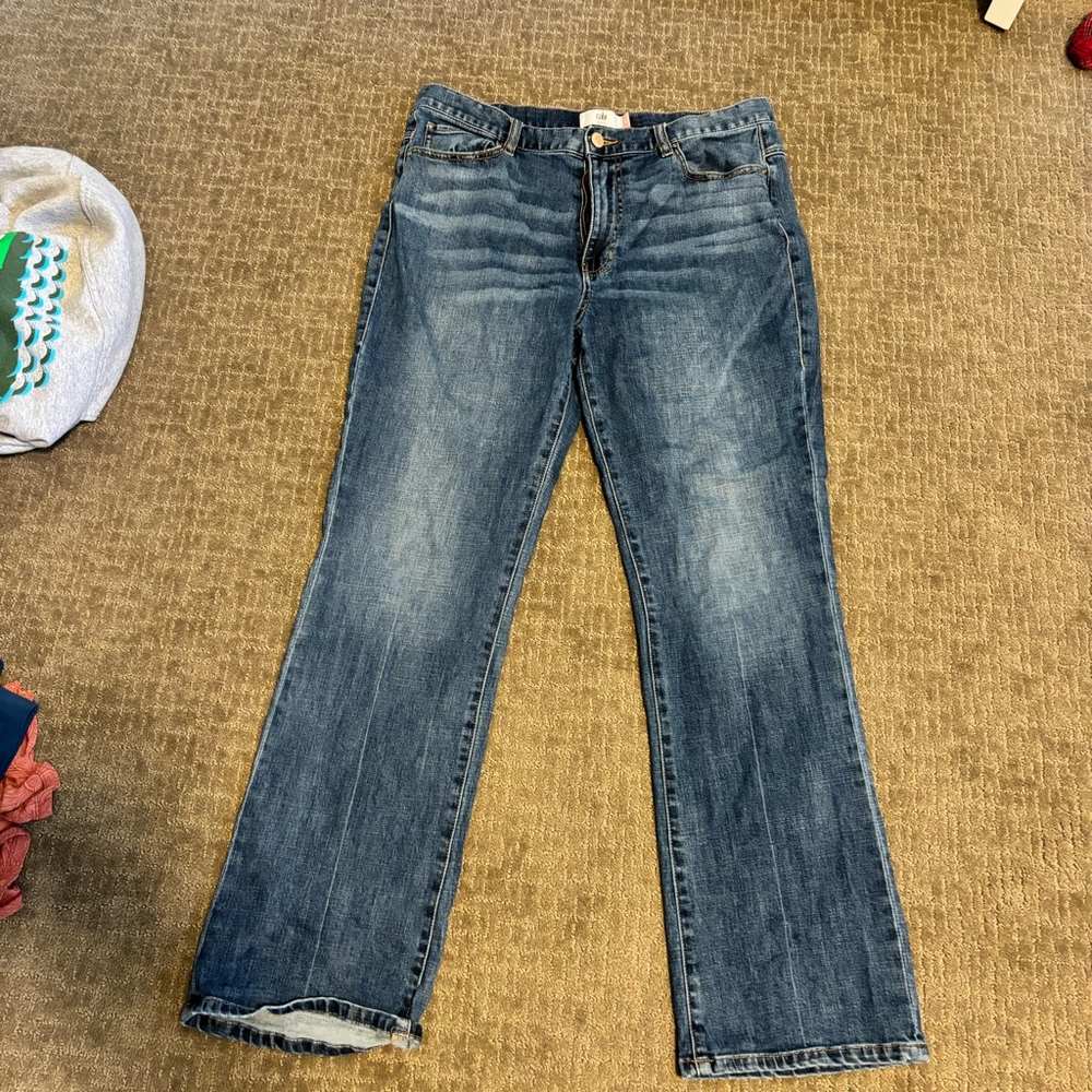 Cabi boot cut jeans size 14